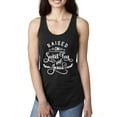 thumbnail image 1 of Wild Bobby Raised on Sweet Tea and Jesus Inspirational/Christian Women Racerback Tank Top, Black, Small, 1 of 5