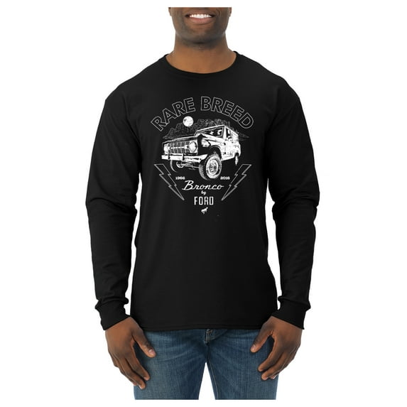 Wild Bobby Rare Breed Ford Bronco Men Long Sleeve Shirt