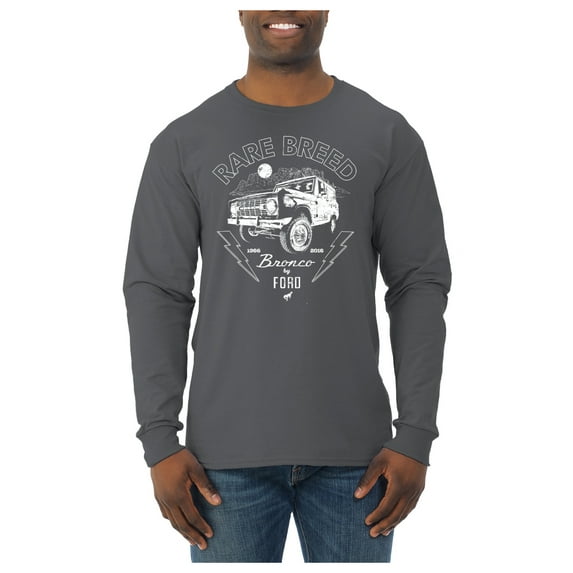 Wild Bobby Rare Breed Ford Bronco Men Long Sleeve Shirt
