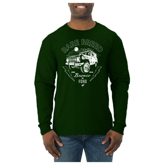 Wild Bobby Rare Breed Ford Bronco Men Long Sleeve Shirt