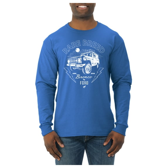Wild Bobby Rare Breed Ford Bronco Men Long Sleeve Shirt