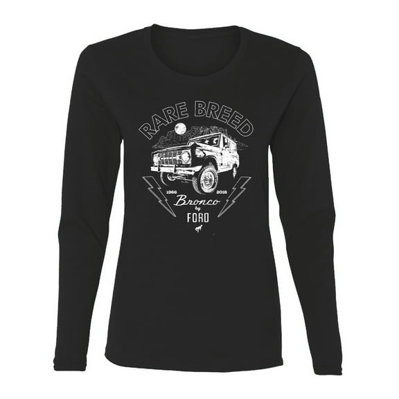 Wild Bobby Rare Breed Ford Bronco Women Graphic Long Sleeve Tee