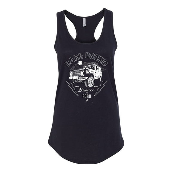 Wild Bobby Rare Breed Ford Bronco Women Racerback Tank Top