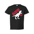 thumbnail image 1 of Wild Bobby Rawr Cute T-Rex Dinosaur Valentine's Day Red Heart T Rex Dino Dinosaurs Baby Clothes 1st Valentines Day Toddler Crew Graphic T-Shirt, 1 of 6