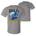 thumbnail image 1 of Wild Bobby,Reel It Like You Stole It Fishing Front and Back Men's Graphic T-Shirt, Heather Grey, X-Large, 1 of 2