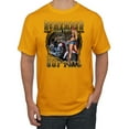 thumbnail image 1 of Remember Your First Soft Tail Bike Hot Babe Cars and Trucks Men's Graphic T-Shirt, Gold, Large, 1 of 3