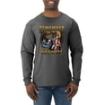 thumbnail image 1 of Wild Bobby, Remember Your First Soft Tail Bike Hot Babe Cars and Trucks Mens Long Sleeve Shirt, Heather Black, Small, 1 of 3