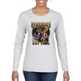 thumbnail image 1 of Wild Bobby, Remember Your First Soft Tail Bike Hot Babe Cars and Trucks Womens Graphic Long Sleeve T-Shirt, White, 2XL, 1 of 3