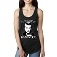 thumbnail image 1 of Wild Bobby, Rest In Peace Ray Liotta Movie Quote Always Wanted to be a Gangster Famous People Ladies Racerback Tank Top, Black, Small, 1 of 5