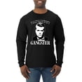 thumbnail image 1 of Wild Bobby, Rest In Peace Ray Liotta Movie Quote Always Wanted to be a Gangster Famous People Mens Long Sleeve Shirt, Black, Small, 1 of 5