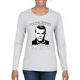 thumbnail image 1 of Wild Bobby, Rest In Peace Ray Liotta Movie Quote Always Wanted to be a Gangster Famous People Womens Graphic Long Sleeve T-Shirt, White, Large, 1 of 5