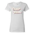 thumbnail image 1 of Wild Bobby Retro Cheer Mom Girl Sports Women Graphic Tee, White, XX-Large, 1 of 5