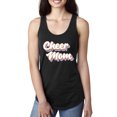 thumbnail image 1 of Wild Bobby Retro Cheer Mom Girl Sports Women Racerback Tank Top, Black, Small, 1 of 5