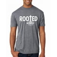 thumbnail image 1 of Wild Bobby, Rooted in Christ Inspirational/Christian Men Premium Tri Blend Tee, Premium Heather, XX-Large, 1 of 5
