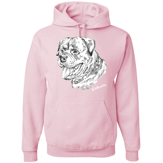 Wild Bobby, Rottweiler Dog Lover Pet Owner Animal Lover Graphic Hoodie Sweatshirt