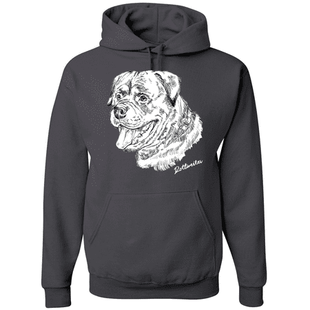 Wild Bobby, Rottweiler Dog Lover Pet Owner Animal Lover Graphic Hoodie Sweatshirt