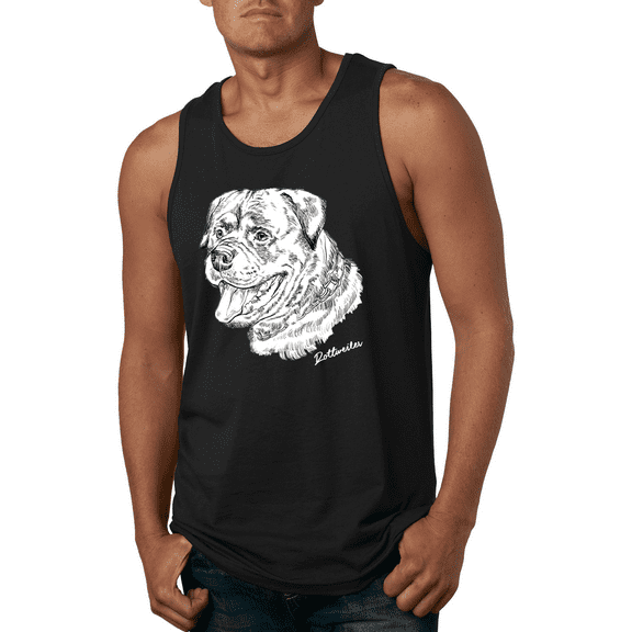 Wild Bobby, Rottweiler Dog Lover Pet Owner Animal Lover Graphic Tank Top