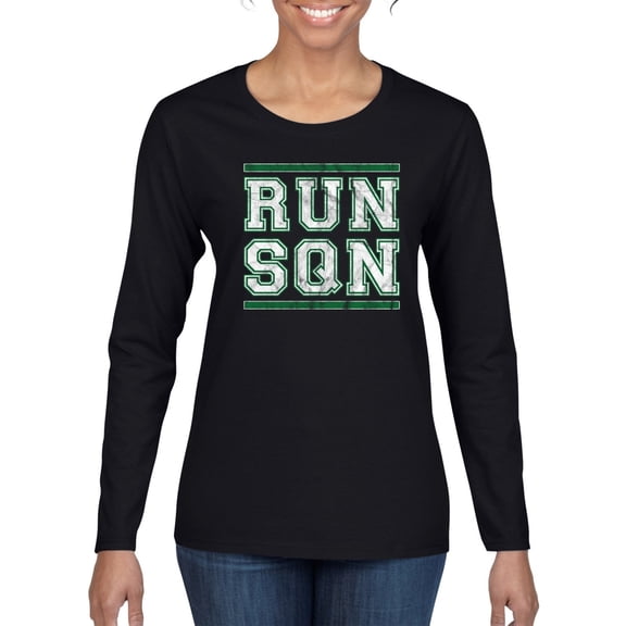 Wild Bobby Run SQN 26 Classic Philly PA Sports Birds Football Women Graphic Long Sleeve Tee