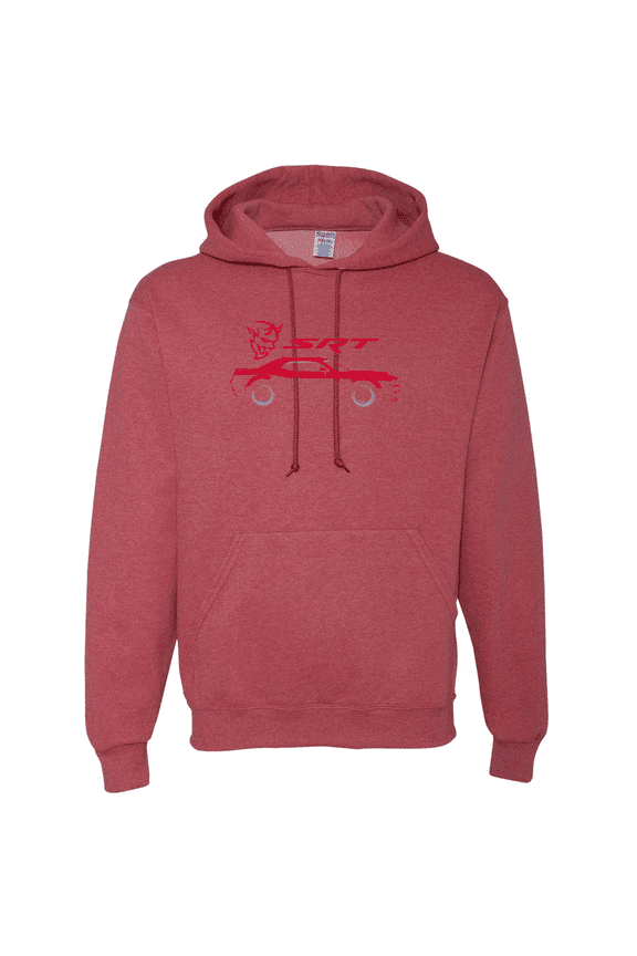 , SRT Demon Speedster Racing Car Silhouette Emblem Cars and Trucks Graphic Hoodie Sweatshirt