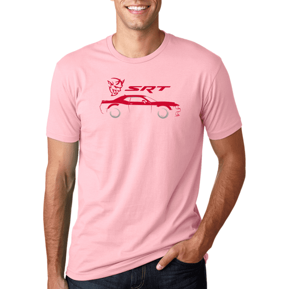 Wild Bobby, SRT Demon Speedster Racing Car Silhouette Emblem Cars and Trucks Graphic T-Shirt
