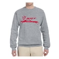 thumbnail image 1 of Wild Bobby, SRT Silhouette Street Racing Viper, Cars and Trucks, Unisex Crewneck Graphic Sweatshirt, Heather Grey, X-Large, 1 of 4