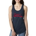 thumbnail image 1 of Wild Bobby, SRT Silhouette Street Racing Viper, Cars and Trucks, Women Racerback Tank Top, Navy, Large, 1 of 4
