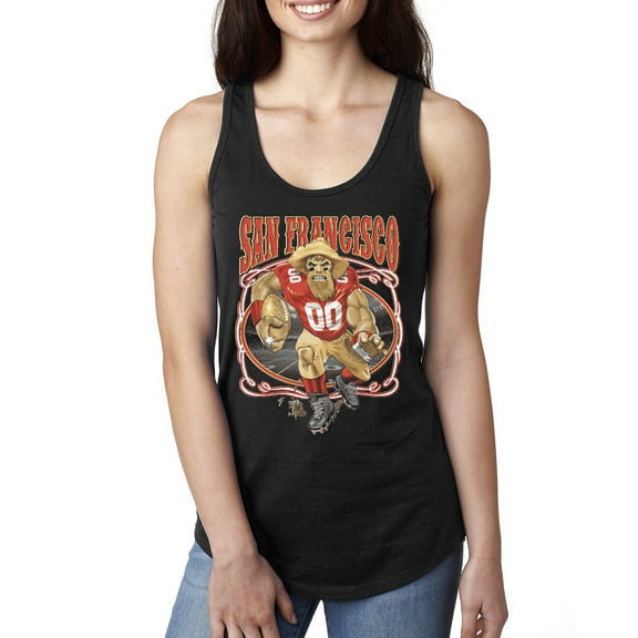 Wild Bobby, San Francisco Fan | SF Fantasy Football ,Sports, Ladies Racerback Tank Top, Black, Medium