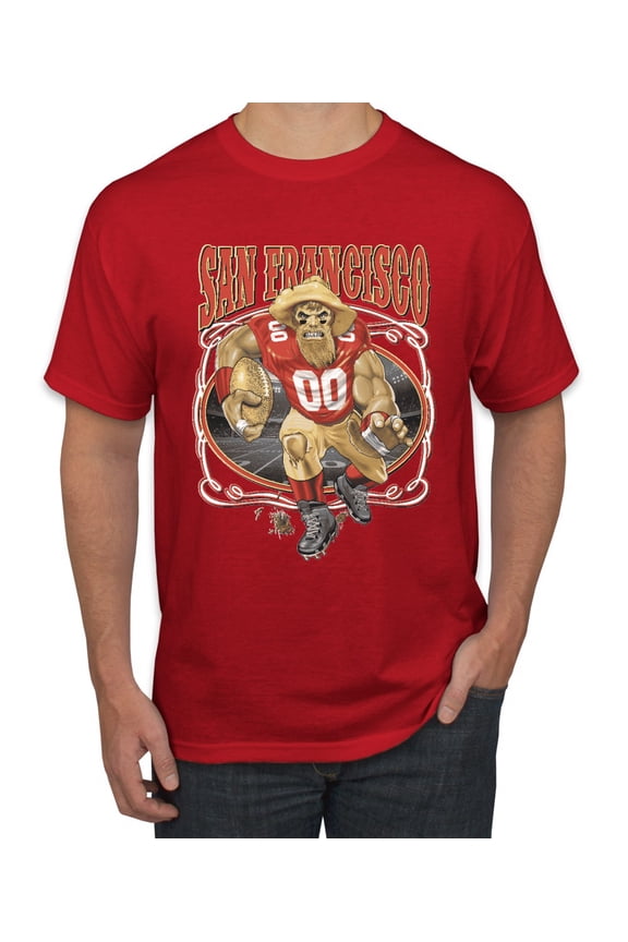 , San Francisco Fan | SF Fantasy Football ,Sports, Men Graphic Tee, Red, Small