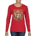 thumbnail image 1 of Wild Bobby, San Francisco Fan | SF Fantasy Football ,Sports, Women Graphic Long Sleeve Tee, Red, Large, 1 of 4