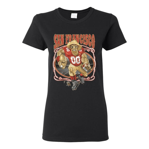 Wild Bobby, San Francisco Fan | SF Fantasy Football ,Sports, Women Graphic Tee, Black, Medium