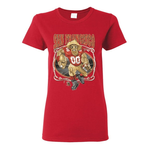 Wild Bobby, San Francisco Fan | SF Fantasy Football ,Sports, Women Graphic Tee, Red, XX-Large