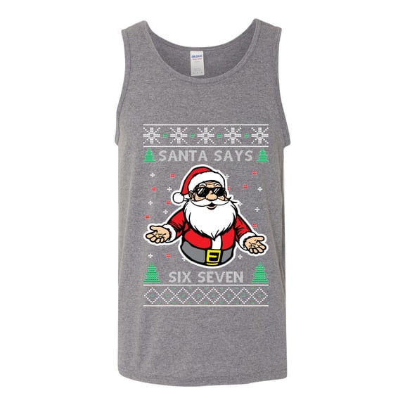 Wild Bobby Santa Says 6 7 Meme Sweater | Holiday Men Tank Top