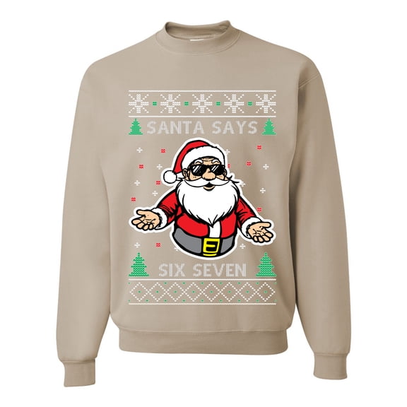 Wild Bobby Santa Says 6 7 Meme Sweater | Holiday Unisex Crewneck Sweatshirt