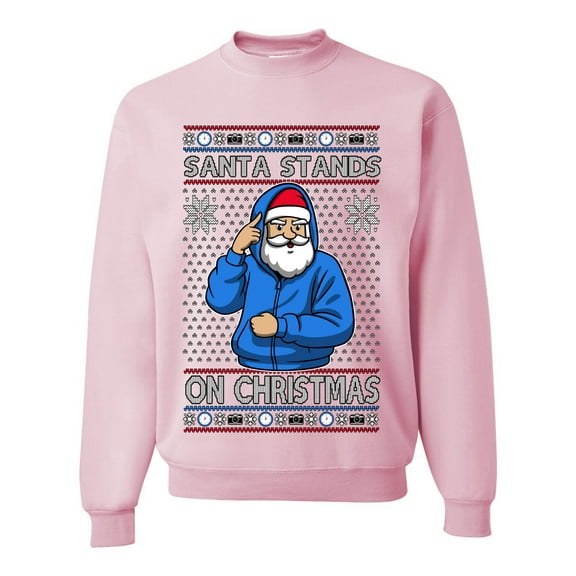 Wild Bobby Santa Stands On Christmas, Christmas Unisex Sweater | Funny Holiday Unisex Crewneck Sweatshirt