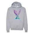 thumbnail image 1 of Wild Bobby, Sassy Since Birth Salty By Chance Mermaid Beach Ocean Vibe, Streetwear, Unisex Graphic Hoodie Sweatshirt, Heather Grey, Large, 1 of 3