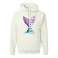 thumbnail image 1 of Wild Bobby, Sassy Since Birth Salty By Chance Mermaid Beach Ocean Vibe, Streetwear, Unisex Graphic Hoodie Sweatshirt, White, Medium, 1 of 3