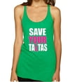 thumbnail image 1 of Wild Bobby, Save Your Awareness Tri-Blend Racerback Tank Top, Envy, Small, 1 of 3