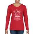 thumbnail image 1 of Wild Bobby Saved By Jesus Fueled By Coffee Inspirational/Christian Women Graphic Long Sleeve Tee, Red, XX-Large, 1 of 5
