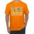 thumbnail image 1 of Wild Bobby Sea The Good Surfboard Sun Rise Good Vibes Nature Lover Men Tee, Orange, XX-Large, 1 of 6