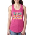 thumbnail image 1 of Wild Bobby Sea The Good Surfboard Sun Rise Good Vibes Nature Lover Women Racerback Tank Top, Raspberry, X-Large, 1 of 6