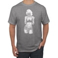 thumbnail image 1 of Sexy Tattooed Marilyn Monroe Pop Culture Men's Graphic T-Shirt, Heather Grey, 5XL, 1 of 3