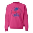 thumbnail image 1 of Wild Bobby, Shelby Cobra USA Logo Emblem Powered by Ford Motors, Cars and Trucks, Unisex Crewneck Graphic Sweatshirt, Fuschia, X-Large, 1 of 4