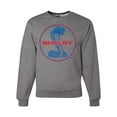 thumbnail image 1 of Wild Bobby, Shelby Cobra USA Logo Emblem Powered by Ford Motors, Cars and Trucks, Unisex Crewneck Graphic Sweatshirt, Heather Grey, X-Large, 1 of 4