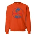 thumbnail image 1 of Wild Bobby, Shelby Cobra USA Logo Emblem Powered by Ford Motors, Cars and Trucks, Unisex Crewneck Graphic Sweatshirt, Orange, Large, 1 of 4
