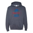 thumbnail image 1 of Wild Bobby, Shelby Cobra USA Logo Emblem Powered by Ford Motors, Cars and Trucks, Unisex Graphic Hoodie Sweatshirt, Vintage Heather Navy, Medium, 1 of 4
