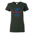thumbnail image 1 of Wild Bobby, Shelby Cobra USA Logo Emblem Powered by Ford Motors, Cars and Trucks, Women Graphic Tee, Forest Green, Small, 1 of 4