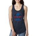 thumbnail image 1 of Wild Bobby, Shelby Cobra USA Logo Emblem Powered by Ford Motors, Cars and Trucks, Women Racerback Tank Top, Navy, Large, 1 of 4