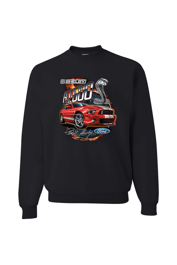 , Shelby G.T. 500 Cobra Red Speedster Ford Motors Classic Cars and Trucks Crewneck Graphic Sweatshirt