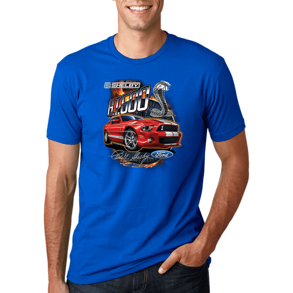 Wild Bobby, Shelby G.T. 500 Cobra Red Speedster Ford Motors Classic Cars and Trucks Graphic T-Shirt