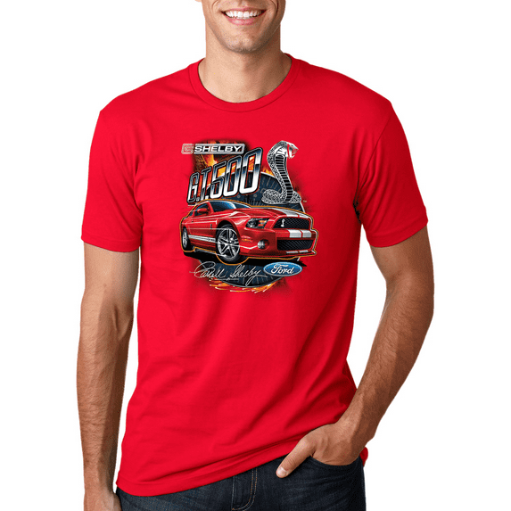 Wild Bobby, Shelby G.T. 500 Cobra Red Speedster Ford Motors Classic Cars and Trucks Graphic T-Shirt
